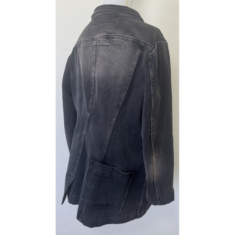 Rundholz Black Label Patana Plantations Denim Jacket Womens XL Black - Picture 6 of 14